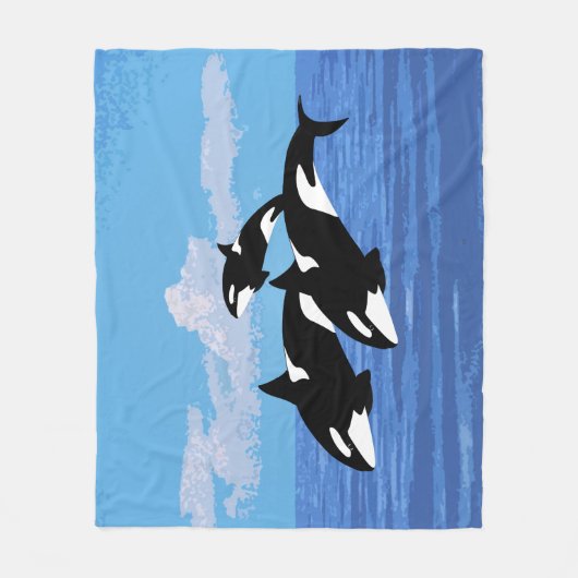 Orcas Fleece Blanket (Vorderseite)