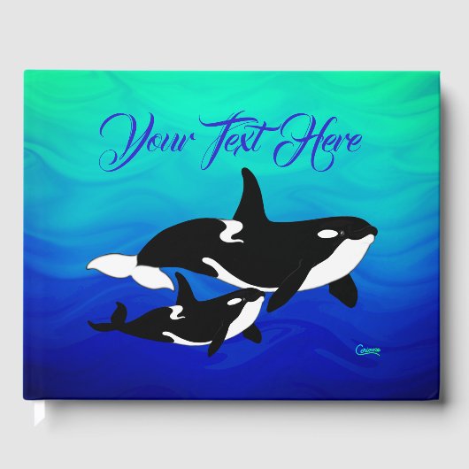 Orcas - Gästebuch (Vorderseite)