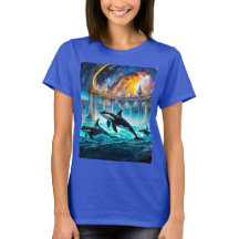 Orcas in Galaxy Castle Design von Rich AMeN Gill
