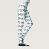 Orcas in gebrochenen Glasherden, Leggings (Rechts)