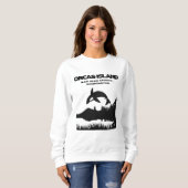 Orcas Insel Außenwelt Wandern Sweatshirt (Vorne ganz)