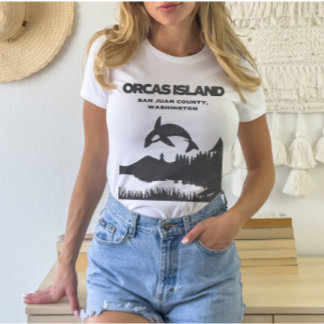 Orcas Island Grunge Ästhetischer T - Shirt