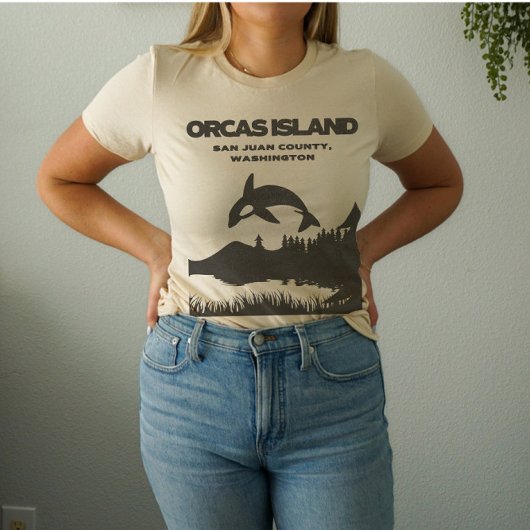 Orcas Island Grunge Ästhetischer T - Shirt