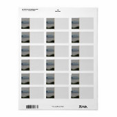 Orcas Island Von Birch Bay Adressaufkleber (Vorne)