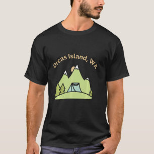 Orcas Island Wa Mountains Hiking Climbing Camping  T-Shirt
