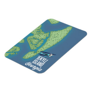 Orcas Island, Washington, USA-Karte Magnet