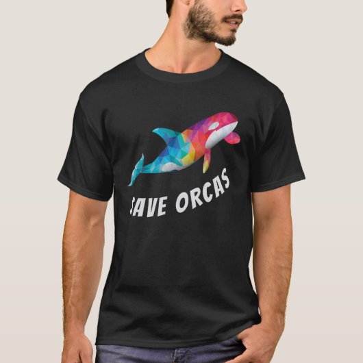 Orcas Killer Whale Orca Lover Beach Div gerettet T-Shirt (Vorderseite)