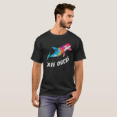 Orcas Killer Whale Orca Lover Beach Div gerettet T-Shirt (Vorne ganz)