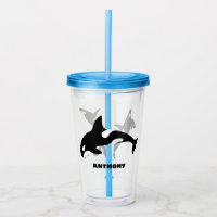 Orcas Killer Whales Personalisierte Reise Cup