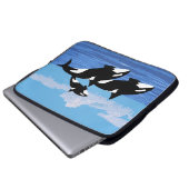 Orcas Neoprene Laptop Sleeve (Vorne Knopf)