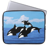 Orcas Neoprene Laptop Sleeve (Vorderseite)