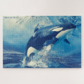Orcas oder Killer Whales Jigsaw Puzzle (Horizontal)