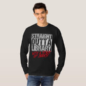 Orcas Straight Outta Library Book T-Shirt (Vorne ganz)
