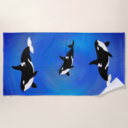 Orcas - Strandtuch (Vorderseite)
