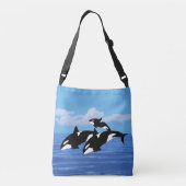 Orcas Tote Bag Tragetaschen Mit Langen Trägern (Rückseite)