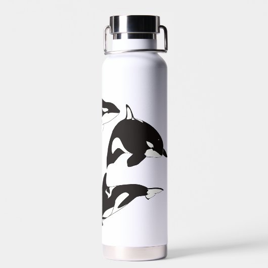 Orcas Trinkflasche (Rückseite)