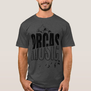 Orcas und Musiker Piano Choir Whale T-Shirt