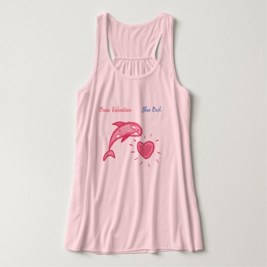 Orcas' Valentine - Racerback der Song-Serie Tank Top (Design Vorderseite)