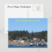 Orcas Village Ferry Landung Postkarte (Vorne/Hinten)