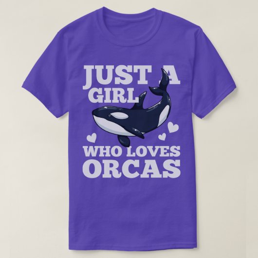 Orcas Whale Orca Lover T-Shirt (Design vorne)