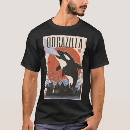 Orcazilla Asia Whale T-Shirt (Vorderseite)