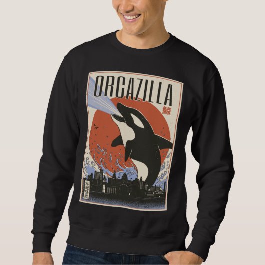 Orcazilla Asien Wal Sweatshirt (Vorderseite)
