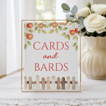 Orchard Apple Cards Geschenke Tischschild 8x10
