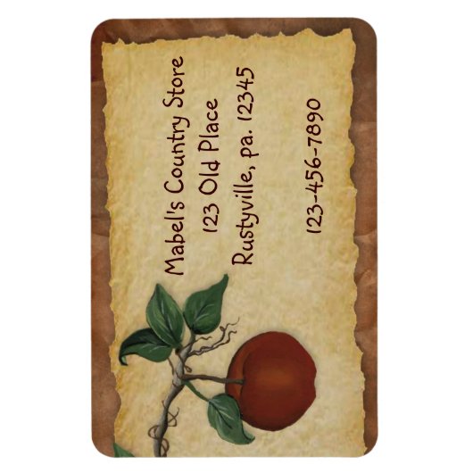 Orchard Apple Premium Magnet (Vertikal)