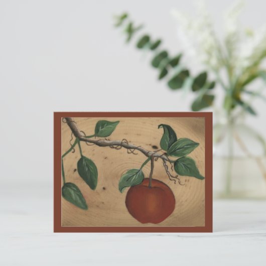 Orchard Apple Recicard Postkarte (Stehend Vorderseite)