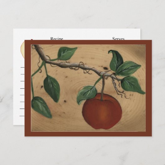 Orchard Apple Recicard Postkarte (Vorne/Hinten)
