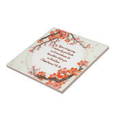 Orchard Bloom Zweige Fliese (Seite)