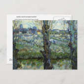 Orchard Blossom, Arles View, Vincent Van Gogh Postkarte (Vorne/Hinten)