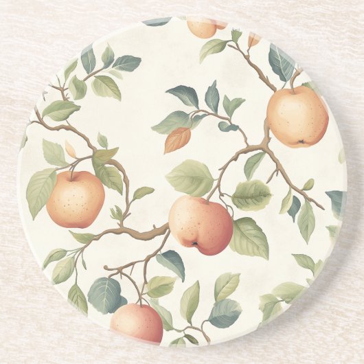 Orchard Blossom Sandstone Getränkeuntersetzer (Vorne)