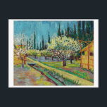 "ORCHARD BY CYPRESSES" VON VINCENT VAN GOGH POSTKARTE<br><div class="desc">"ORCHARD BY CYPRESSES" VON VINCENT VAN GOGH POSTCARDY AUS DER SAMMLUNG DES JOHN PAUL GETTY MUSEUMS</div>