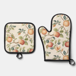 Orchard Delight Oven Mitt and Pot Holder Set