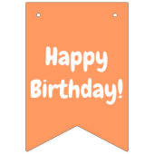 Orchard Garden Peach Summer Party bunting banner (Zweite Fahne)