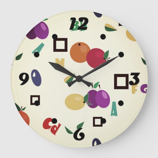 Orchard Große Wanduhr (Vorderseite)