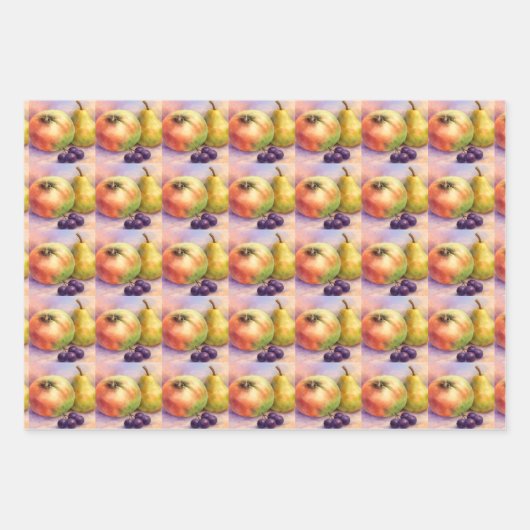Orchard Harvest Gift Wrap Sheets — Set of 3 Geschenkpapier Set (Vorderseite)