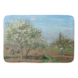Orchard in Bloom, Louveciennes Camille Pissarro Badematte