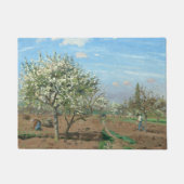 Orchard in Bloom, Louveciennes Camille Pissarro Fußmatte (Vorderseite)