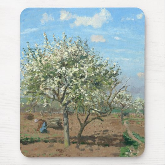 Orchard in Bloom, Louveciennes Camille Pissarro Mousepad (Vorne)