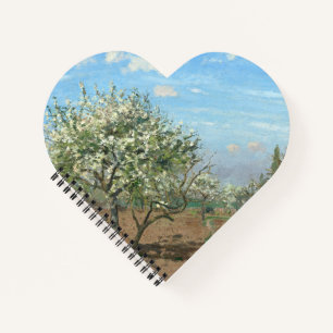 Orchard in Bloom, Louveciennes Camille Pissarro Notizblock