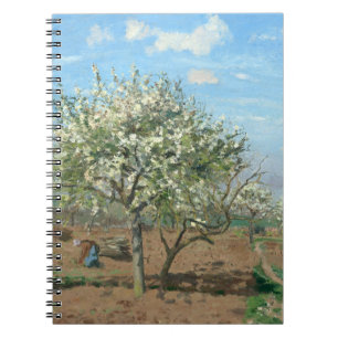 Orchard in Bloom, Louveciennes Camille Pissarro Notizblock