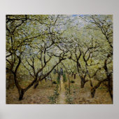 Orchard in Bloom von Claude Monet - Malerei Poster (Vorne)
