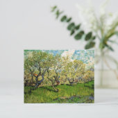Orchard in Blossom Amsterdam Van Gogh Postkarte (Stehend Vorderseite)