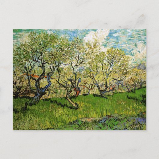 Orchard in Blossom Amsterdam Van Gogh Postkarte (Vorderseite)