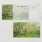 Orchard in Blossom, berufliches Kunstgeschäft Visitenkarte (Vorne/Hinten)