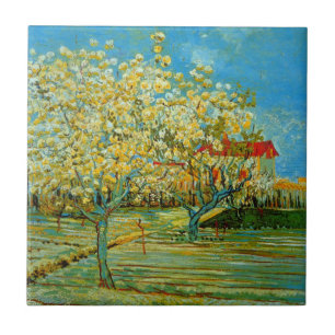 Orchard in Blossom von Vincent van Gogh Fliese
