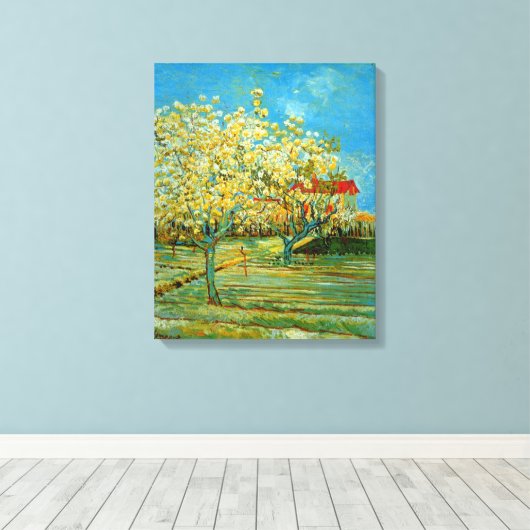 Orchard in Blossom von Vincent van Gogh Leinwanddruck (Insitu (Holzboden))