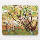 Orchard in Blossom von Vincent van Gogh Mousepad (Vorne)